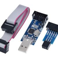 USB ISP ASP AVR programmer met ATMEGA8 chip en 6-pin ISP verloop 02